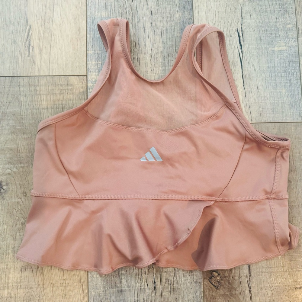 Adidas Mauve Running Sports Bra/Top